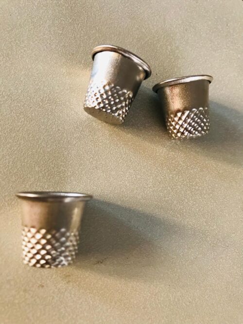 Finger protector from needle.