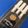 white highlighter pen hand painting gel pen 3 pens pack cart of mart grgwd