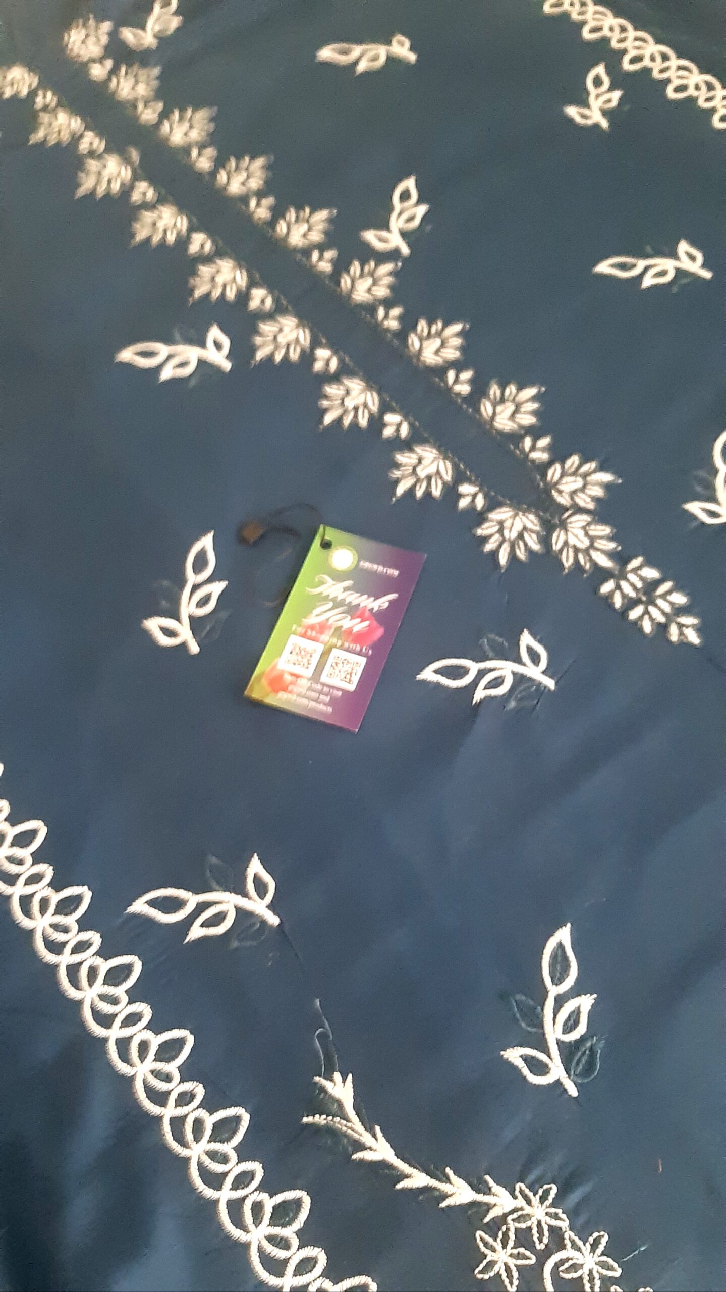 3 pcs embroidered suit for ladies