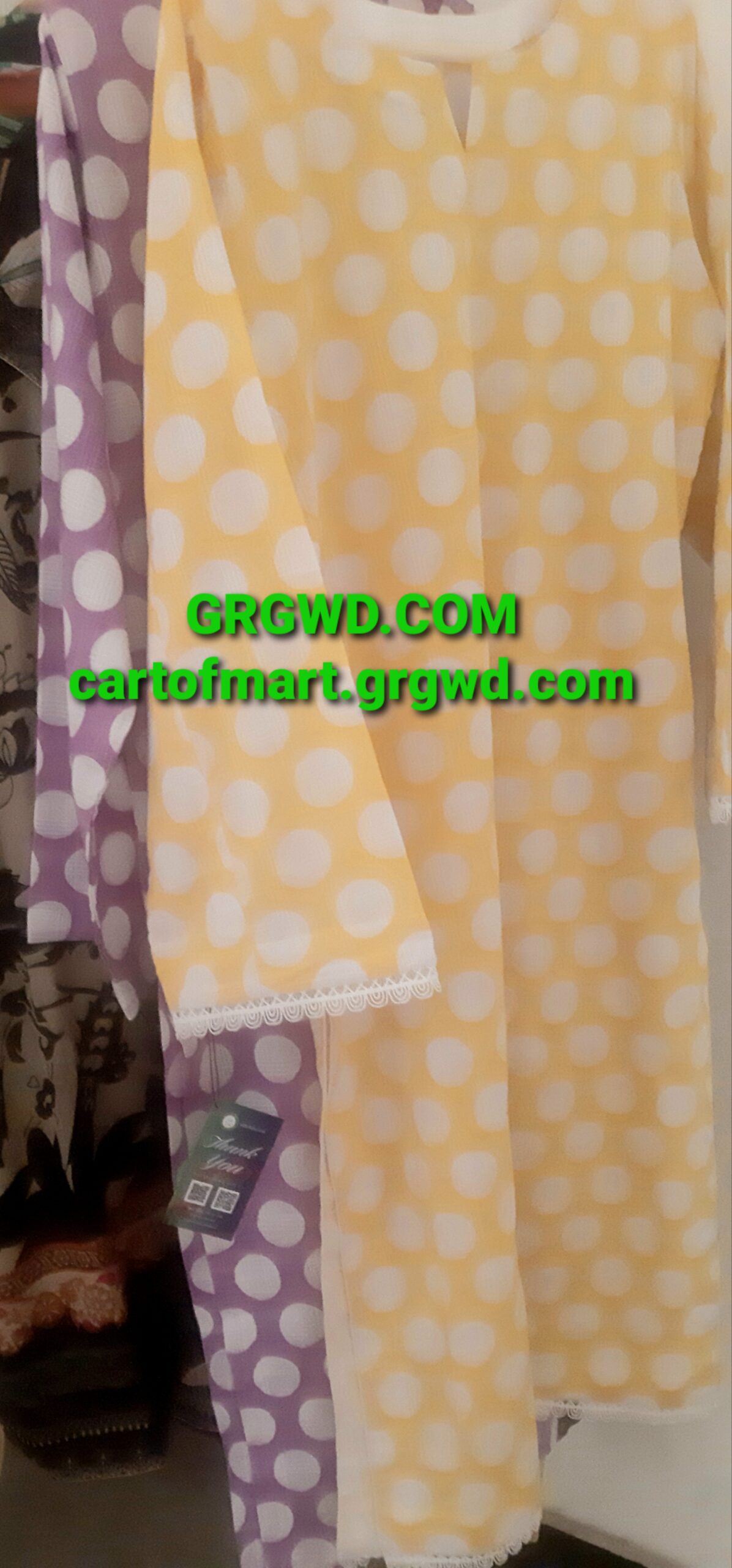 Two pcs doria lawn dress for ladies