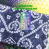 Dark grey chunri print dupatta. Crinkle chiffon.