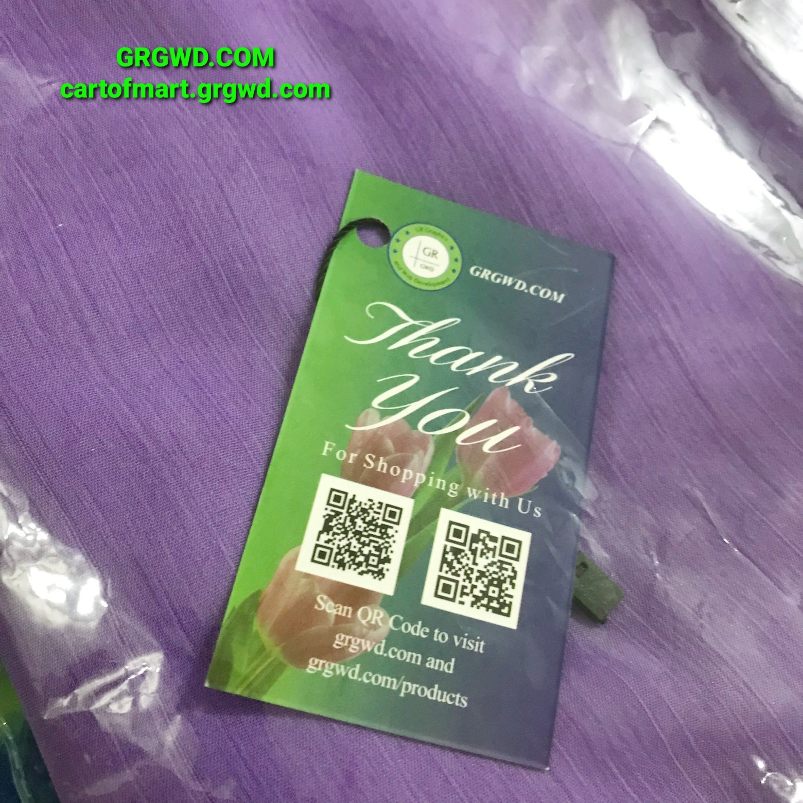 Light purple chiffon dupatta . CART of MART
